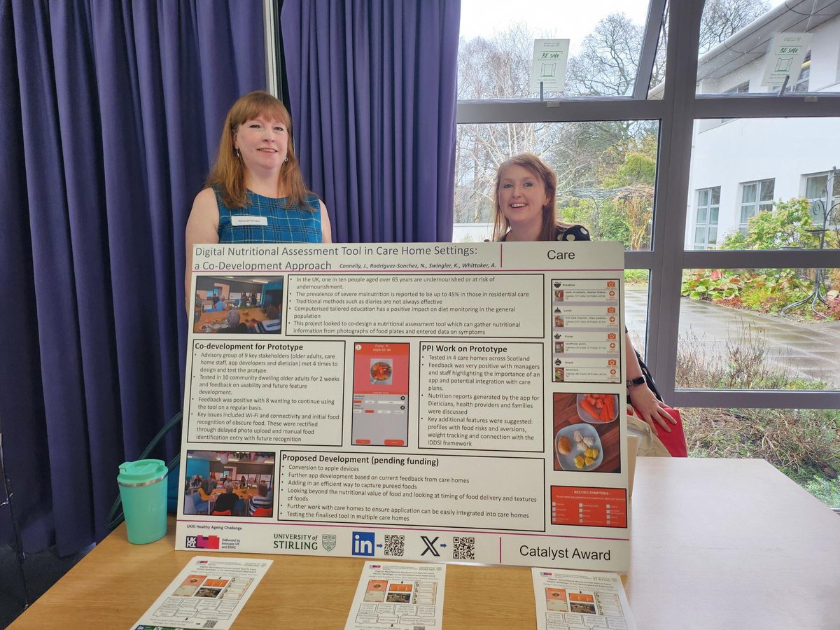 The Innovations in Ageing showcase kicks off <a href="/StirUniNews/">UoS Communications</a> and we are presenting our Zinc Healthy Ageing Catalyst DNA-Tool <a href="/UKRI_News/">UK Research and Innovation</a> <a href="/DrJenniCo/">Jenni connelly</a> <a href="/Stir_AcadSport/">Academic Sport at Stirling</a> <a href="/SparkleStir/">@SPARKLE_stir</a> <a href="/PENRGUStir/">PhysExNutr UStir</a> partnering with <a href="/GameDoctorUK/">Game Doctor</a>