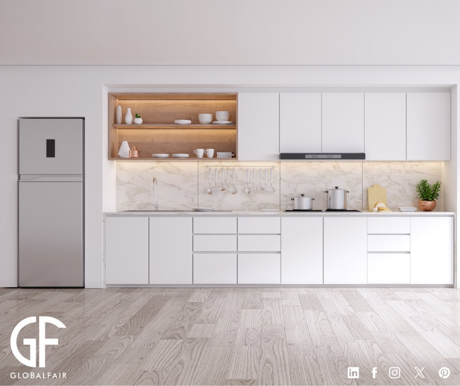 Elevating the heart of our home with these stunning white kitchen cabinets. A canvas of simplicity where culinary dreams and design perfection meet.

#globalfair #buildingmaterialsupplier #usa #constructionprojects #kitchencabinets #cabinets #customcabinetry #cabinetmaker