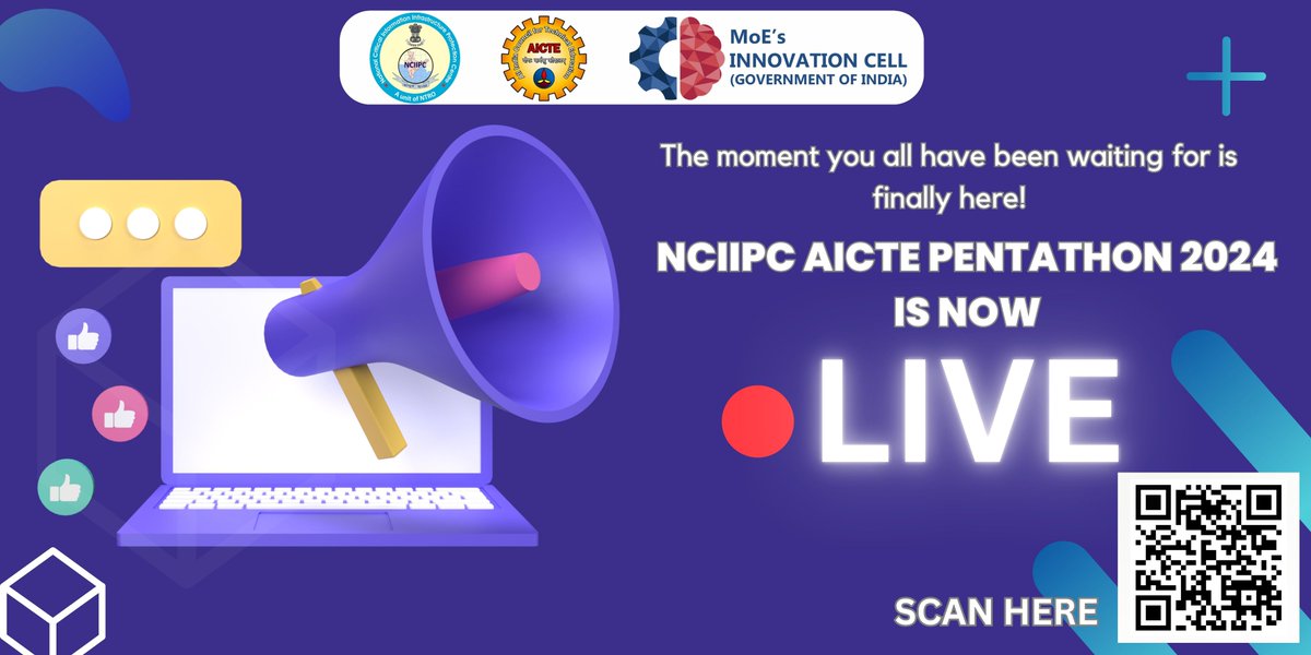 📢Buckle up guys !! @NCIIPC @AICTE_INDIA Pentathon 2024 is finally here. Get ready to put your skills to test. Unleash your inner genius and get a chance to collaborate with top minds. Don’t miss out - register now. For more information visit: Pentathon2024.in