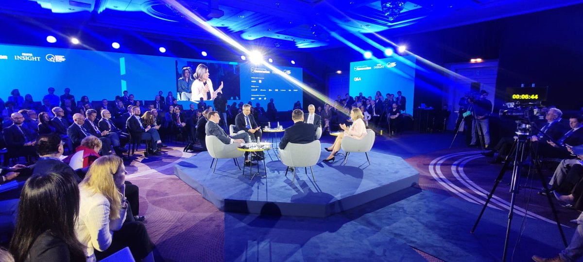 US elections, political polarization, nationalism, Russian’s cracking the front line - are what keep our speakers worried in 2024. Many thanks to <a href="/sikorskiradek/">Radosław Sikorski 🇵🇱🇪🇺</a> <a href="/VeraJourova/">Věra Jourová</a> <a href="/markhleonard/">Mark Leonard</a> <a href="/EEAS_SecGen/">Belén Martínez Carbonell</a> to be part of ‘Europe in 2024’ led by <a href="/HenryJFoy/">Henry Foy</a> #WEC2024