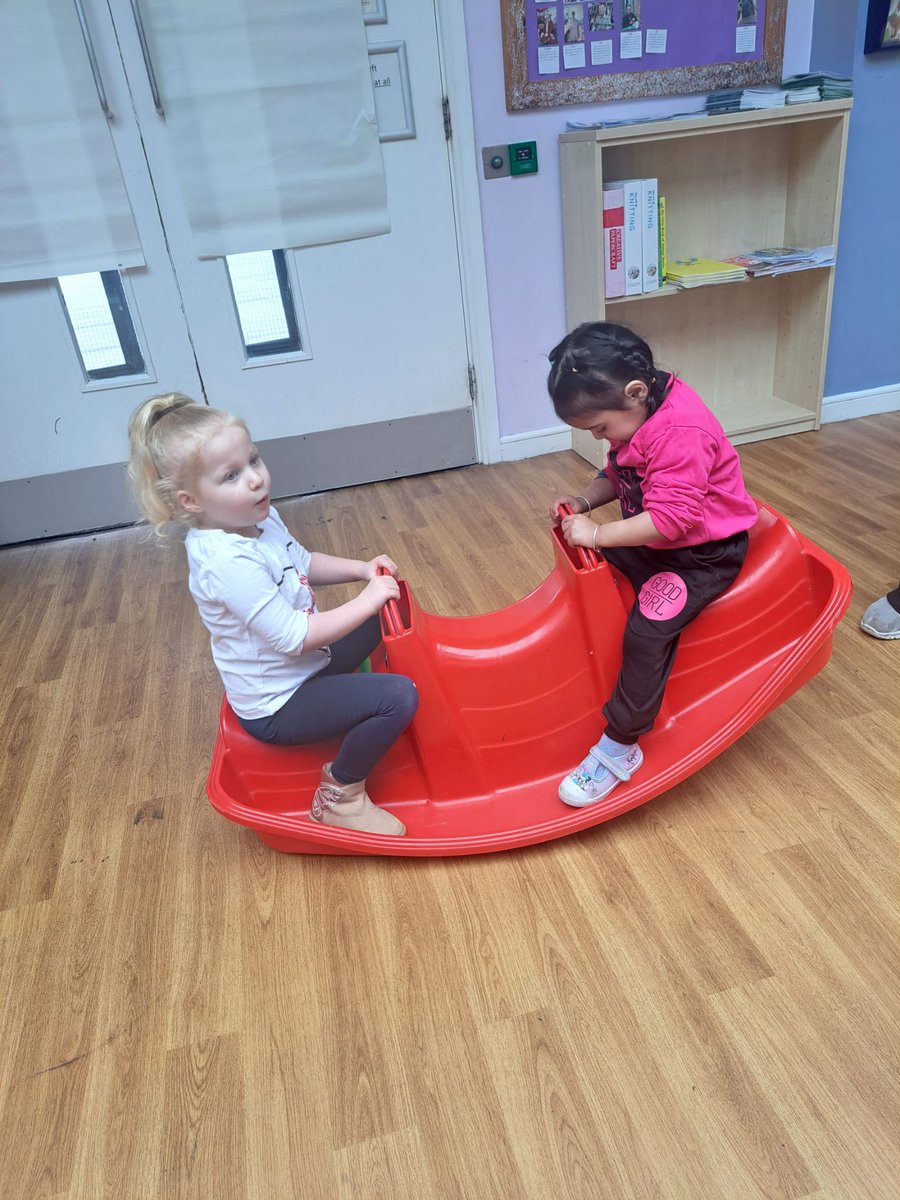 We took @ScienceWeekUK in two directions for the Toddlers Group - learning about dinos from a long TIME ago and learning about how their bodies grow tall in TIME 😂 they needed a good rest on the seesaw after learning so much by the end of it @Hullccnews #BritishScienceWeek