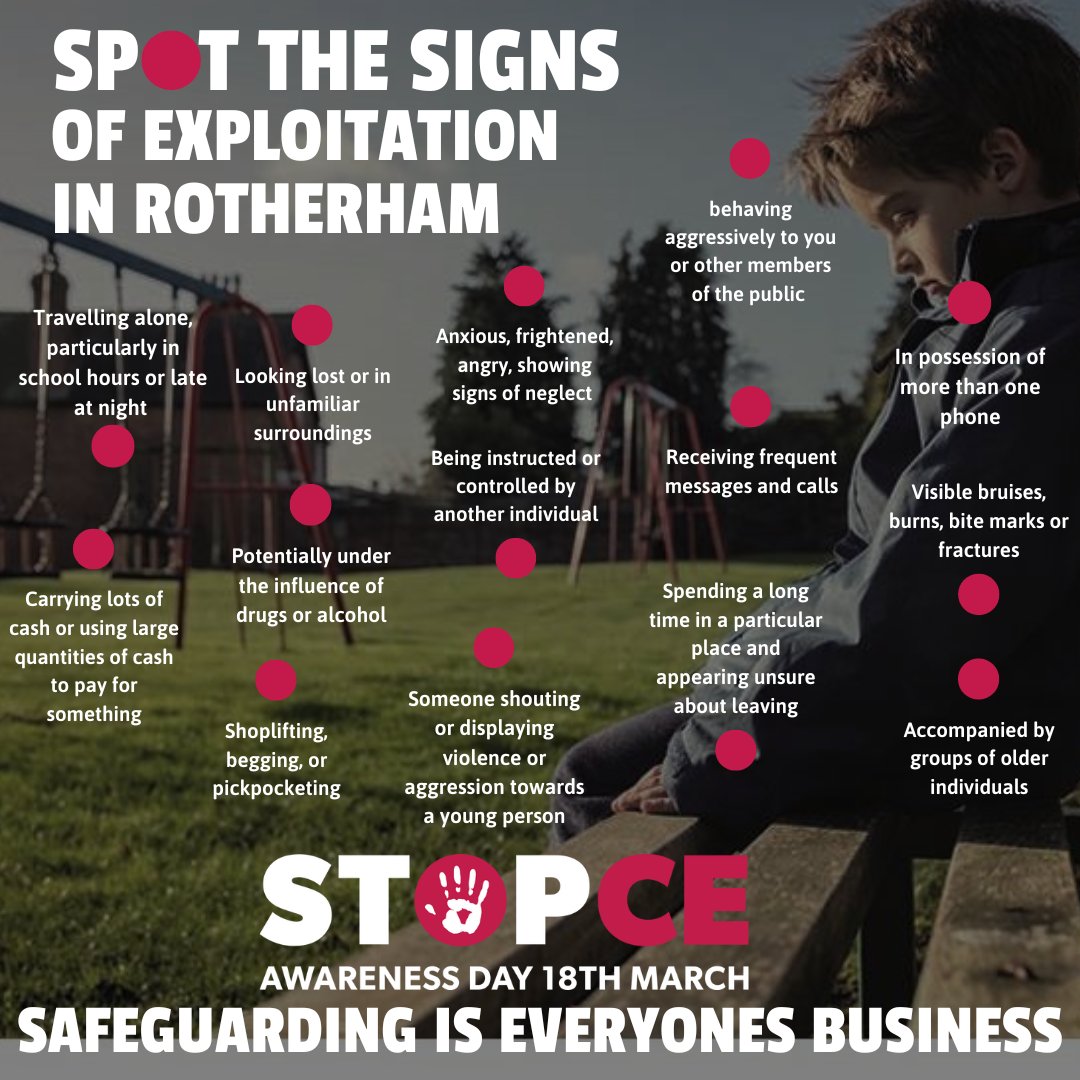 You may not live or work with children and young people but there are still signs which you may see in the community 

If you have concerns for a child then you have a responsibility to report it

Find out more about the signs and how to report 
youtube.com/watch?v=SI8iYn…
