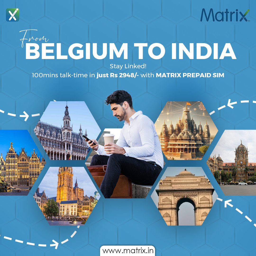 MatrixCellular_'s tweet image. Experience hassle-free connectivity wherever you go with #MatrixPrepaidSim.
.
.
.
For more details call +91 9811188888 or visit our website: matrix.in
.
.

#matrixcellular #travelgram #travelling #travel #travelinternational #TravelMemories #LifeJourney