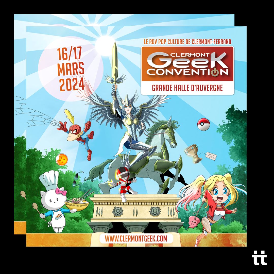 La <a href="/ClermontGeek/">Clermont-Geek</a> Convention 2024 c'est ce w-e à la Gde Halle d’Auvergne ! 🧚‍♀️

Jeux, manga, animés, comics, cosplay, concerts, ateliers, expositions, rencontres, concours… 🎲🎮🧜‍♀️

Un projet que TradeSpotting est fier d’accompagner 🤝

#TradeSpotting #Clermontgeekconvention