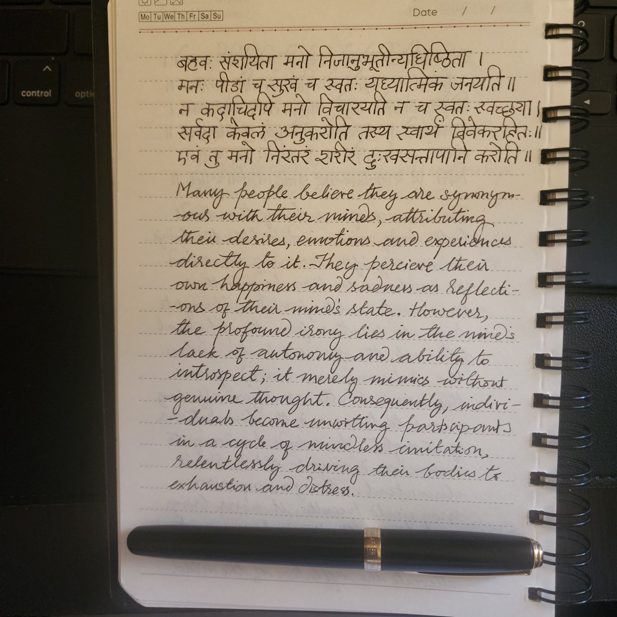 indiamahesh's tweet image. Life&apos;s greatest illusion: mistaking the mind for oneself. It mirrors emotions without true introspection, driving us to exhaust our bodies in a relentless dance of imitation. Let&apos;s pause, reflect, and reclaim our autonomy amidst the chaos. #MindfulReflection #SelfAwareness