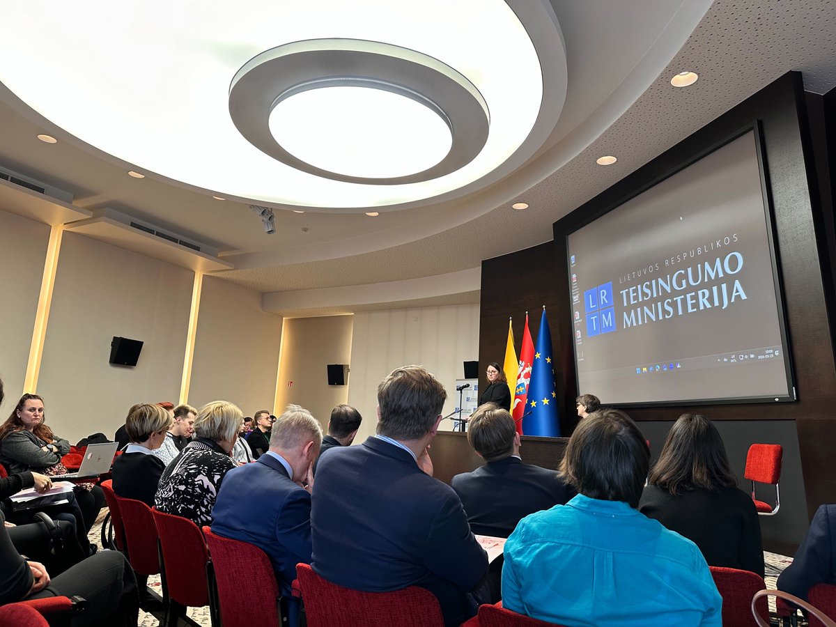 #happeningnow 

International Conference of Counter Hate 

📍Ministry of Justice in Lithuania, Vilnius 

#counterhate #eu #justice #hatecrime