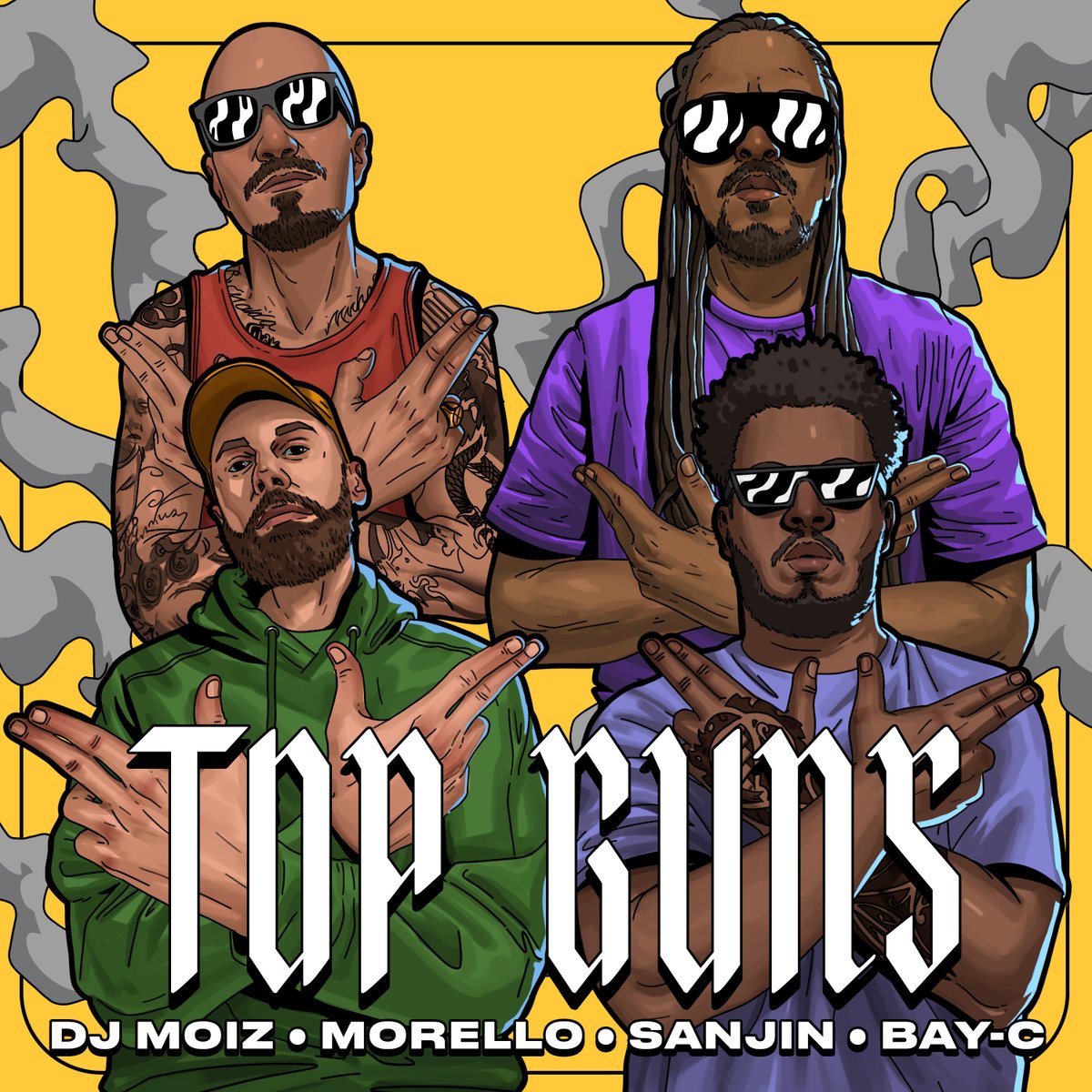 DJ Moiz (@_djmoiz) on Twitter photo DJ Moiz, Morello, Sanjin Feat. Bay-C - Top Guns
Stream/Download: bfan.link/top-guns
via <a href="/FlexUpRecords/">Flex Up Records</a> #dancehall DJ Moiz, Morello, Sanjin Feat. Bay-C - Top Guns
Stream/Download: bfan.link/top-guns
via <a href="/FlexUpRecords/">Flex Up Records</a> #dancehall