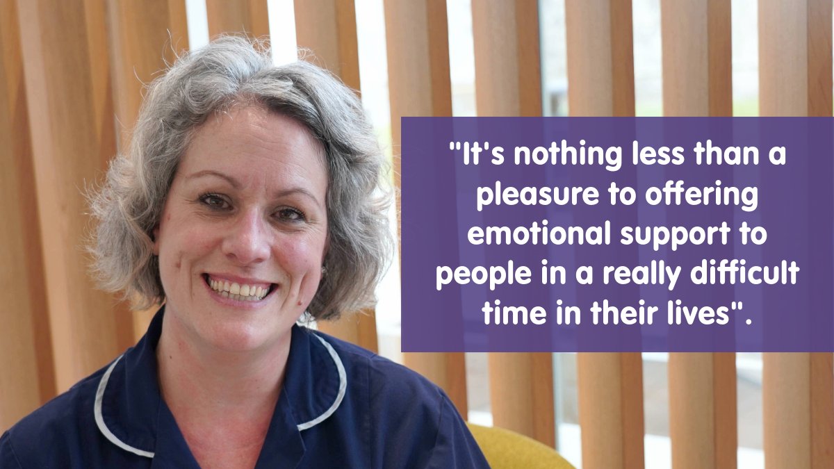 Today is #NationalCancerCNSDay. We asked a few Cancer Nurse Specialists what they love about their job and advice if you would like to become a CNS. This is Fay, she is a Macmillan Wellbeing CNS. Her advice is to develop basic nursing for a couple of years before you specialise