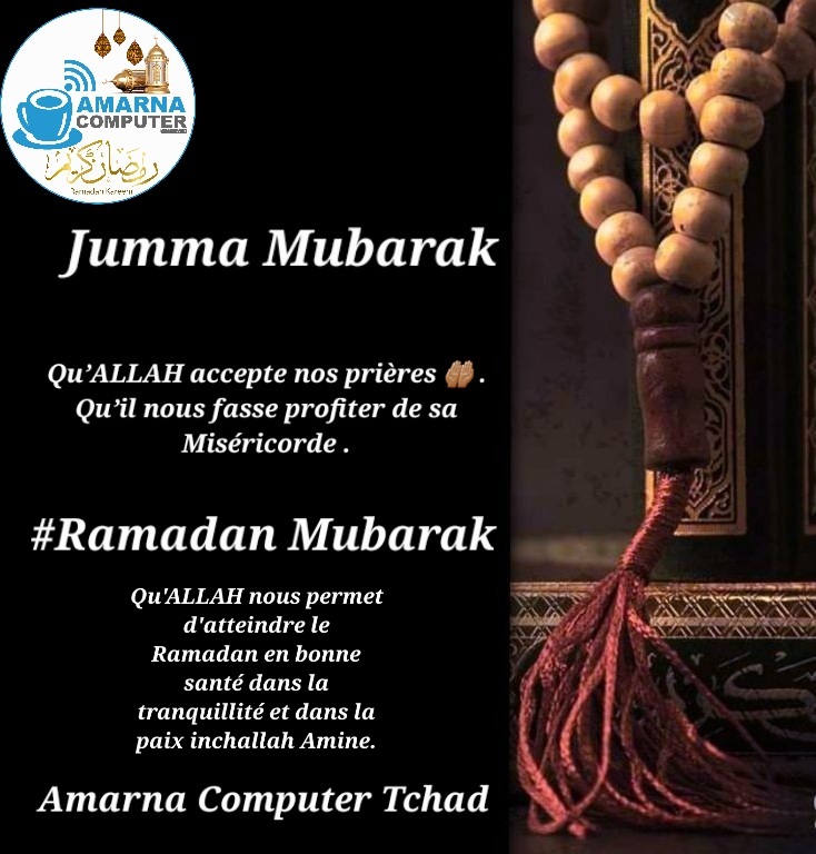AmarnaComputer's tweet photo. C'est le vendredi✨

Premier vendredi de Ramadan 

Et nous sommes impatients d'accompagner le Ramadan ❤️ le mois de bonté et de bénédictions.

qu'ALLAH nous permet d'atteindre le Ramadan en bonne santé dans la tranquillité et dans la paix inchallah Amine .🤲 🙏🙏 https://t.co/FhNP4mpKQB
