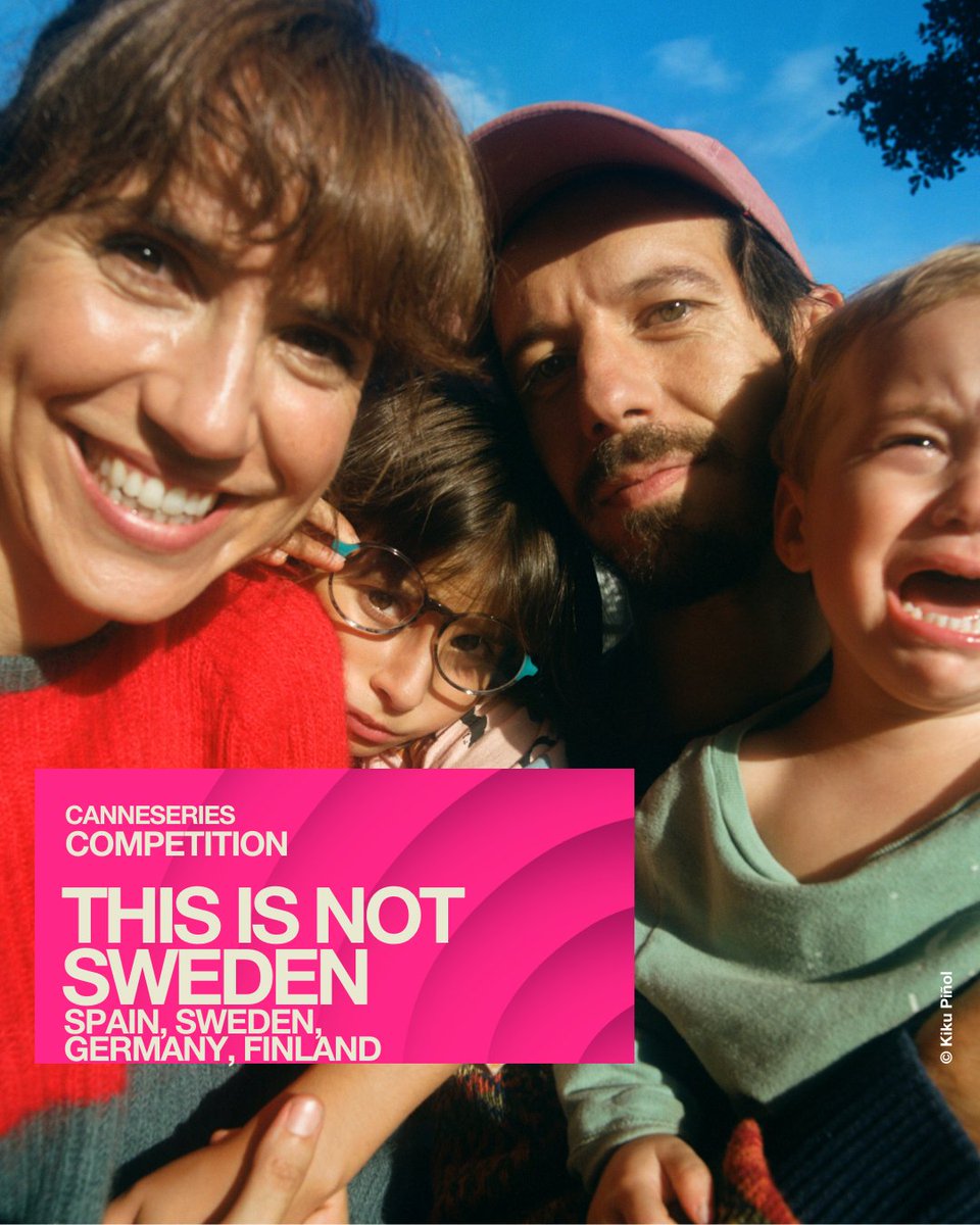 🎥 Competition - THIS IS NOT SWEDEN 🍿Saturday, april 6 at @CannesPalais Through Marina and Samuel’s hectic journey as young parents who have just left the city to enjoy the benefits of nature, THIS IS NOT SWEDEN, a bittersweet comedy from Cataluña, makes us reflect on what…