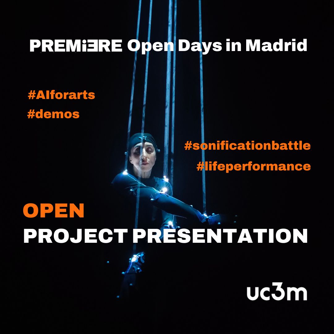 PremiereEu's tweet image. Book your spot at #PremiereEU presentation!
Performing Practices Between Art and Science.

Friday, March 22nd, 7:00 PM
UC3M Campus Puerta de Toledo
 
For digitally engaged creators, #performingarts professionals and researchers of Madrid.

premiere-project.eu/performing-pra…

#XR #VR #AI