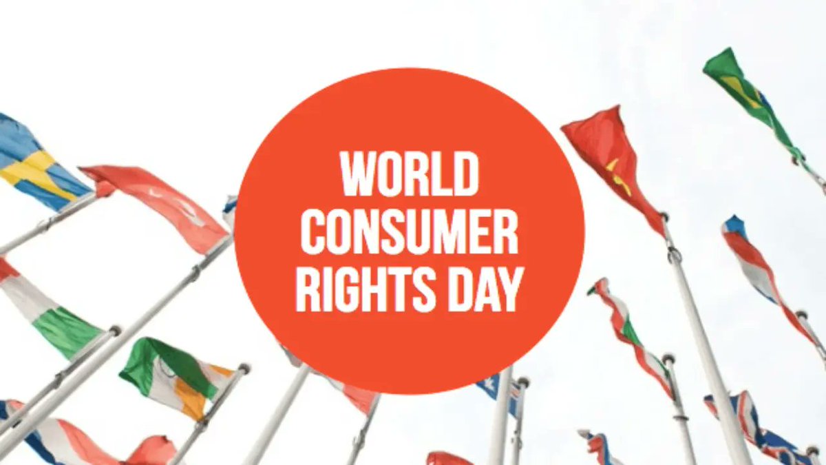 'Happy World Consumer Day!' Today, we celebrate the rights and empowerment of consumers worldwide. As part of CGST, we are committed to ensuring fair practices, protecting consumer interest and promoting transparency in the marketplace. @cbic_india @FinMinIndia @ConsumerRights