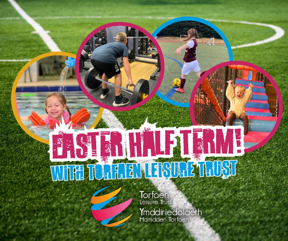 Our Easter Holiday Programme is now live and open for bookings! We've got a busy 2 weeks planned, with Swimming Lesson Courses, Animals Interactive, The Slime Factory, Teen Fitness PLUS MORE!!!! Book today 👇 torfaenleisuretrust.co.uk/half-term/