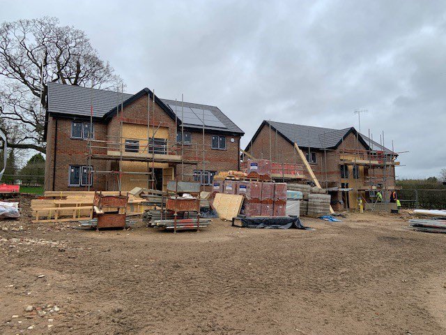 A few site progress pictures, over the weeks as different elements are added and revealed. The 9 plots at #kimpton #Hertfordshire #newhomes #ruraldevelopment  are looking great - despite the ongoing seasonal weather!