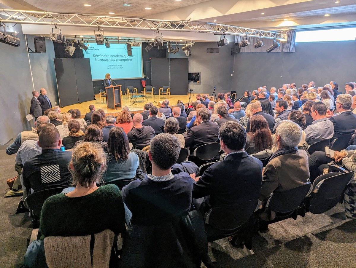 Académie de Normandie (@ac_normandie) on Twitter photo Ouverture du séminaire des responsables du bureau des relations avec les entreprises #BDE par <a href="/ChGavini/">Christine Gavini</a>.
Des échanges constructifs sur le rôle des responsables #BDE auprès des apprenants, des acteurs de l'Éducation nationale et sur le lien école-entreprises. Ouverture du séminaire des responsables du bureau des relations avec les entreprises #BDE par <a href="/ChGavini/">Christine Gavini</a>.
Des échanges constructifs sur le rôle des responsables #BDE auprès des apprenants, des acteurs de l'Éducation nationale et sur le lien école-entreprises.