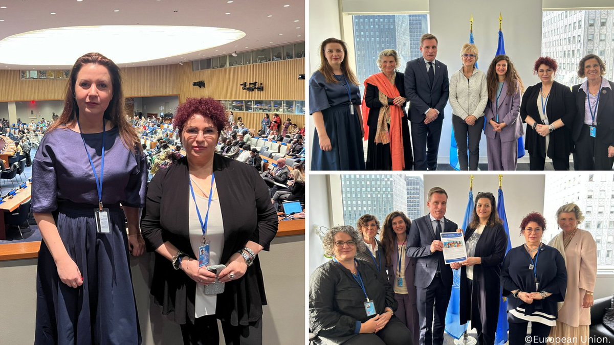 Employers Group of the EESC (@employers_eesc) on Twitter photo 💪♀️ Education and economic empowerment of women are the best way to combat poverty of women
▶️Our members <a href="/ChristaSchweng/">Christa Schweng</a> and <a href="/mincheva_mariya/">Mariya Mincheva</a> at <a href="/UN_Women/">UN Women</a> 68th Session of the Commission on the Status of Women #CSW68
#genderequality #EUatCSW #UnionOfEquality #InvestInWomen 💪♀️ Education and economic empowerment of women are the best way to combat poverty of women
▶️Our members <a href="/ChristaSchweng/">Christa Schweng</a> and <a href="/mincheva_mariya/">Mariya Mincheva</a> at <a href="/UN_Women/">UN Women</a> 68th Session of the Commission on the Status of Women #CSW68
#genderequality #EUatCSW #UnionOfEquality #InvestInWomen