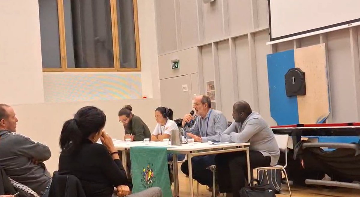 'Anticolonial Struggles in the Global South: A Peasant's Perspective' conference on March 14 in Geneva, where our members from Niger, Colombia, Haiti, Palestine shared testimonies about the impact of a neoliberal economic framework on their food sovereignty.