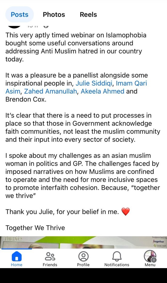 ThriveTogether6's tweet photo. Tell Mama's stats tell us that more than 60% of anti-Muslim hate is targeted at women. 
As Muslim women, we know it's vital to have a better understanding of communities, better data, and the need for balanced reporting by the media. #muslimwomen #Islamophobia https://t.co/wu1Z7wMoRY