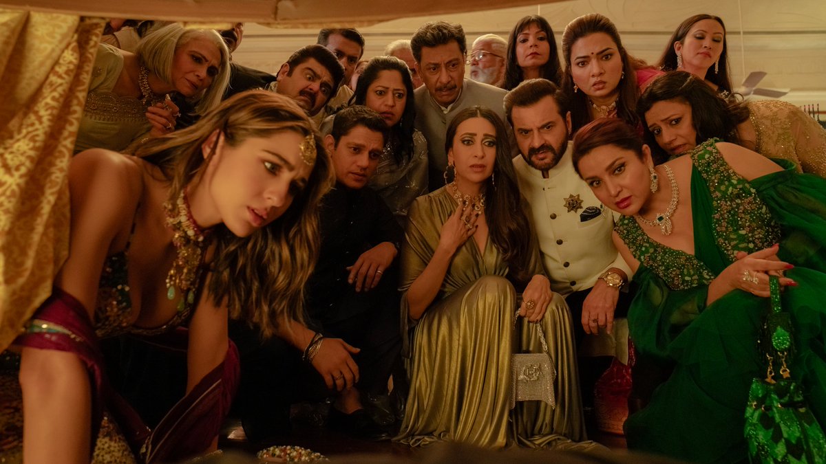 Siddharth R Kannan (@sidkannan) on Twitter photo #MurderMubarak is funny, sexy and full of drama. Terrific cast and compelling storyline that will keep you hooked on. Keep your popcorn ready. 4 stars.
<a href="/NetflixIndia/">Netflix India</a> #karismakapoor <a href="/SaraAliKhan/">Sara Ali Khan</a> <a href="/MrVijayVarma/">Vijay Varma</a> #homiadajania #sanjaykapoor <a href="/tiscatime/">Tisca Chopra</a> <a href="/SuhailNayyar/">Suhail Nayyar</a> <a href="/TripathiiPankaj/">पंकज त्रिपाठी</a> #MurderMubarak is funny, sexy and full of drama. Terrific cast and compelling storyline that will keep you hooked on. Keep your popcorn ready. 4 stars.
<a href="/NetflixIndia/">Netflix India</a> #karismakapoor <a href="/SaraAliKhan/">Sara Ali Khan</a> <a href="/MrVijayVarma/">Vijay Varma</a> #homiadajania #sanjaykapoor <a href="/tiscatime/">Tisca Chopra</a> <a href="/SuhailNayyar/">Suhail Nayyar</a> <a href="/TripathiiPankaj/">पंकज त्रिपाठी</a>