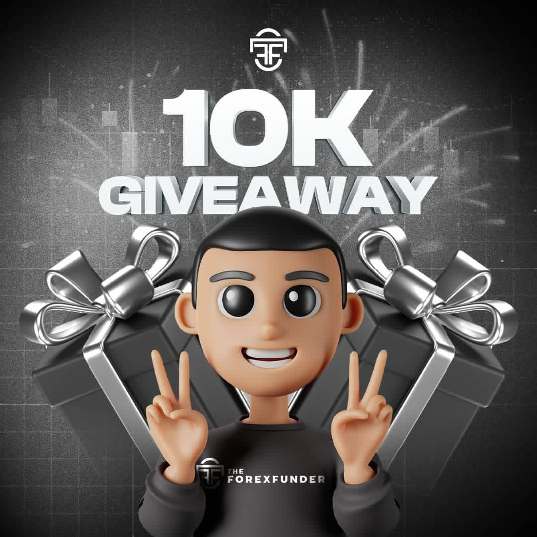 🎊3x10k Challenge Account giveaway 🎊 🎁 🎁 RULES TO ENTER -Follow @TheForexFunder @em_ess001 @em_ess002 💙 -Like & retweet 🌟 - also follow @ictwizard23 @ICT_WisdomFx @khaleefa_Fx -Tag 3 friends 🧍 •join our discord discord.com/invite/BYkraFY… Winners will be…