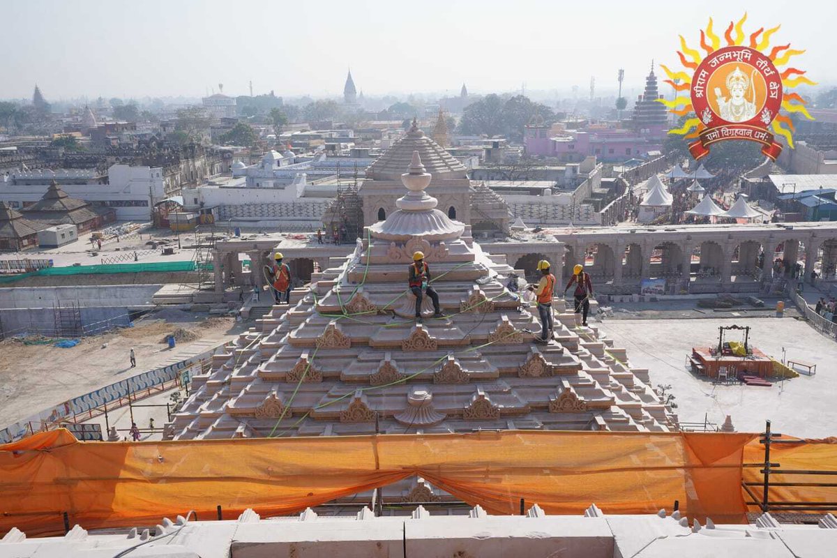 श्री राम जन्मभूमि मंदिर - निर्माण कार्य.

#AyodhyaDham | #RamMandir | #RamJanmbhoomi | #RamLalla