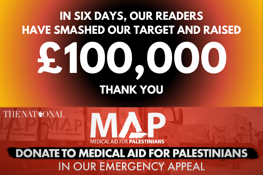 🚨 £100,000 for Medical Aid for Palestinians! Thank you all for your amazing support 👏