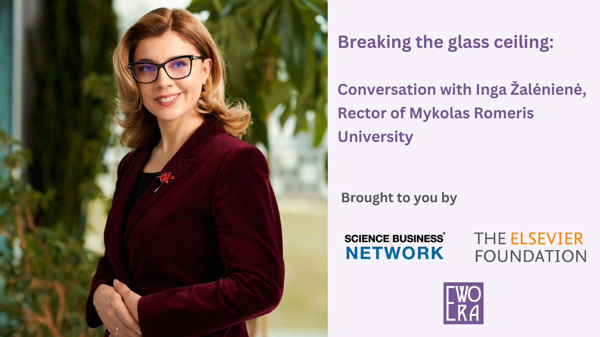 “The situation changed dramatically in the past five year. We had no women Rectors, now we have 4 out of 11 public universities” said Prof. Dr. Inga Žalėnienė, Rector of @mru_university when discussing her journey to the top. Listen to the podcast here👉 tinyurl.com/me5dx8st