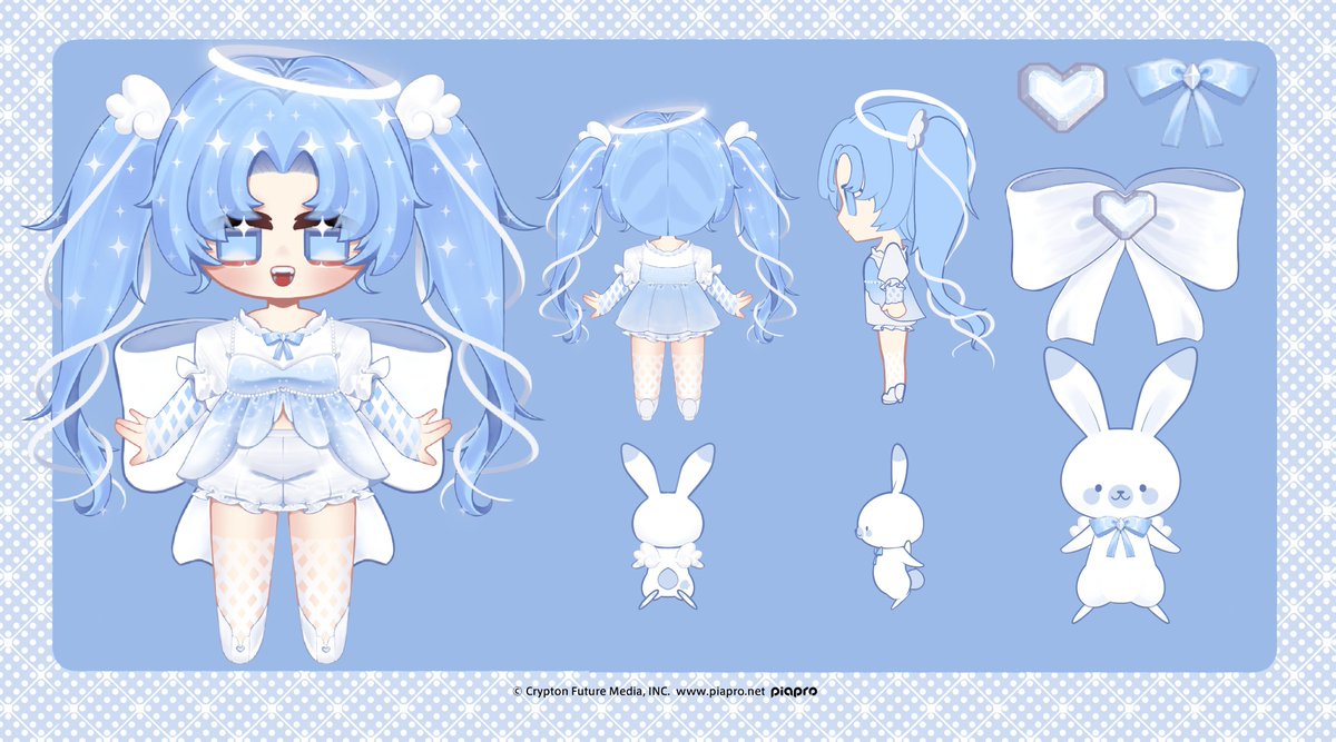 「Here's my Snow Miku design for 2025! She」|Muirrin🌈☁️のイラスト