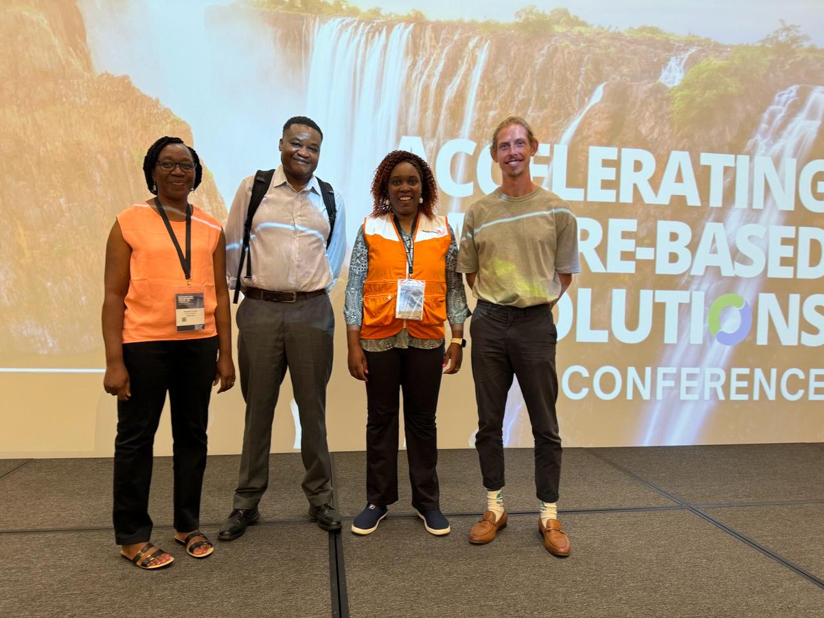 WorldVisionKE's tweet photo. ✨We are elated to be part of the ongoing world's largest land restoration conference, dubbed 'Accelerating Nature-Based Solutions,' in Livingstone, #Zambia.🇿🇲
🌎The #AcceleratingNbSConference has gathered global land restoration stakeholders to strategise & take impactful action to accelerate the scaling up of Nature-based Solutions.
🇰🇪Our World Vision Kenya Board Member, Dorothy Maseke, along with #RestoreAfrica Programme team members Dr. Faith Muniale and Millicent Olunga, are among the participants.🙌
#GreenUptoCoolDown  #FMNR #DecadeofAction🌱