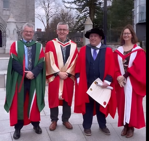 Huge congratulations to Dr <a href="/LukeNoonan10/">Dr Luke Noonan</a> on his PhD conferring. Thesis topic was reforming mental condition defences &amp; procedures in the criminal justice system in light of the CRPD.  Co-supervisor was the wonderful <a href="/cathosx/">Dr Catherine O'Sullivan</a>.  <a href="/LawUCC/">UCC School of Law</a>