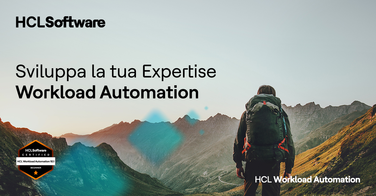 HCLSoftware's tweet image. Non hai ancora intrapreso il tuo percorso #workloadautomation? Il nostro programma di certificazione è qui per aiutarti a diventare un esperto. Ottieni la certificazione #HCLSoftware Workload Automation 10.1.
Approfondisci: hclsw.co/x4pen-