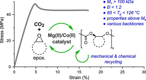Our latest paper on “High Molar Mass Polycarbonates as Closed-Loop Recyclable Thermoplastics” is now out in <a href="/J_A_C_S/">J. Am. Chem. Soc.</a>!

A huge congratulations to <a href="/Gloria_Rosetto/">Gloria Rosetto</a>, <a href="/FerVChem/">Fernando Vidal</a>, Thom and <a href="/ryanwfkerr/">Ryan Kerr</a> 🥳

pubs.acs.org/doi/10.1021/ja…