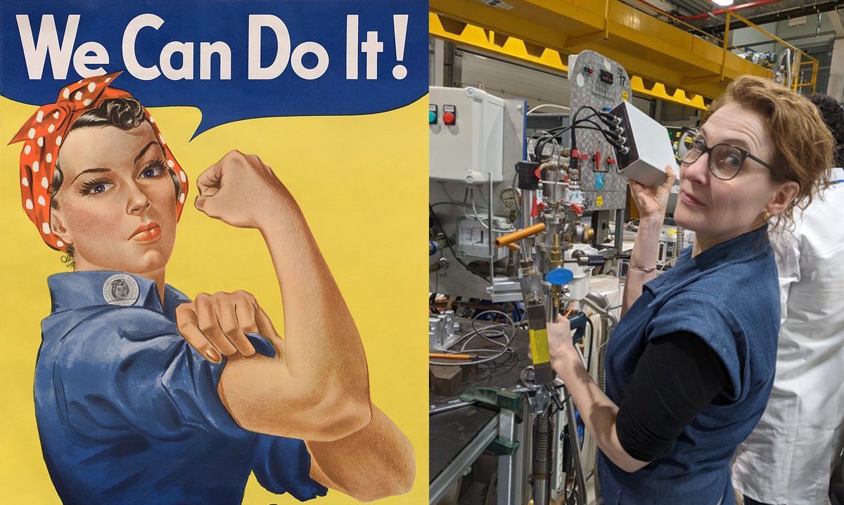 Then and Now: From Rosie the Riveter to Neutron Science Pioneer - Delighted to have you amongst us for 2 decades @KristineNiss ! #WomenInSTEM