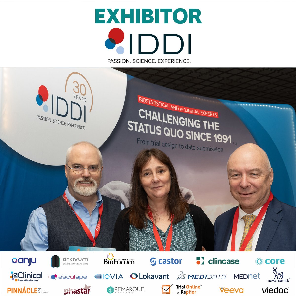 ACDMDataMatters's tweet image. Meet the Exhibitors of #ACDM24……@IDDI_Official
IDDI is an expert clinical data services and high-level strategic consulting contract research organization, providing agile clinical trial services for pharmaceutical, biotechnology, and medical device/diagnostic companies.