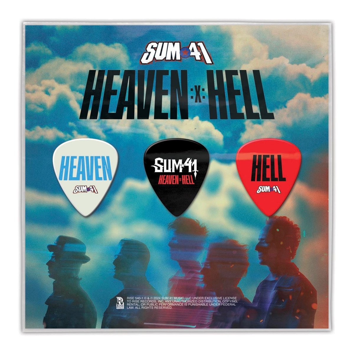 🔥 Dive into Sum 41's new album "Heaven :x: Hell"! 

And guess what? To celebrate the release, we're offering a FREE plectrum pack with purchase! 🎸 Get ready to rock out like never before with these exclusive goodies.

Shop now 👉 ow.ly/u0cg50QU5jy+