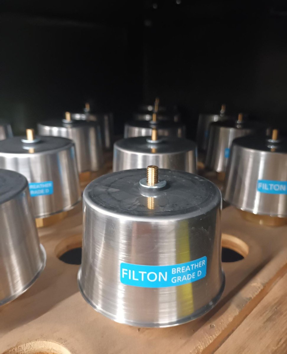 Filton Air Breather Filters – ready to go! For more info. go to our website: filtonltd.com/EN/products/ai… #RotaryUnions #ukManufacturing #leamingtonspa #ukmfg #gbmfg #ukmanufacturer #engineers #engineering