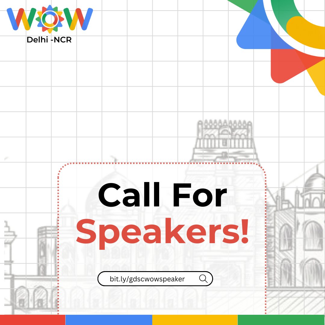 doingwow's tweet image. GDSC WoW Delhi-NCR is just around the corner and we&apos;re thrilled to announce that we&apos;re currently seeking motivated speakers to share their technical expertise with young minds attending this event.✨
