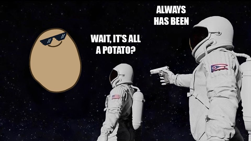 nicolaimaa's tweet image. if you invest in $potato now, you will have a piece of the most expensive potato in the world