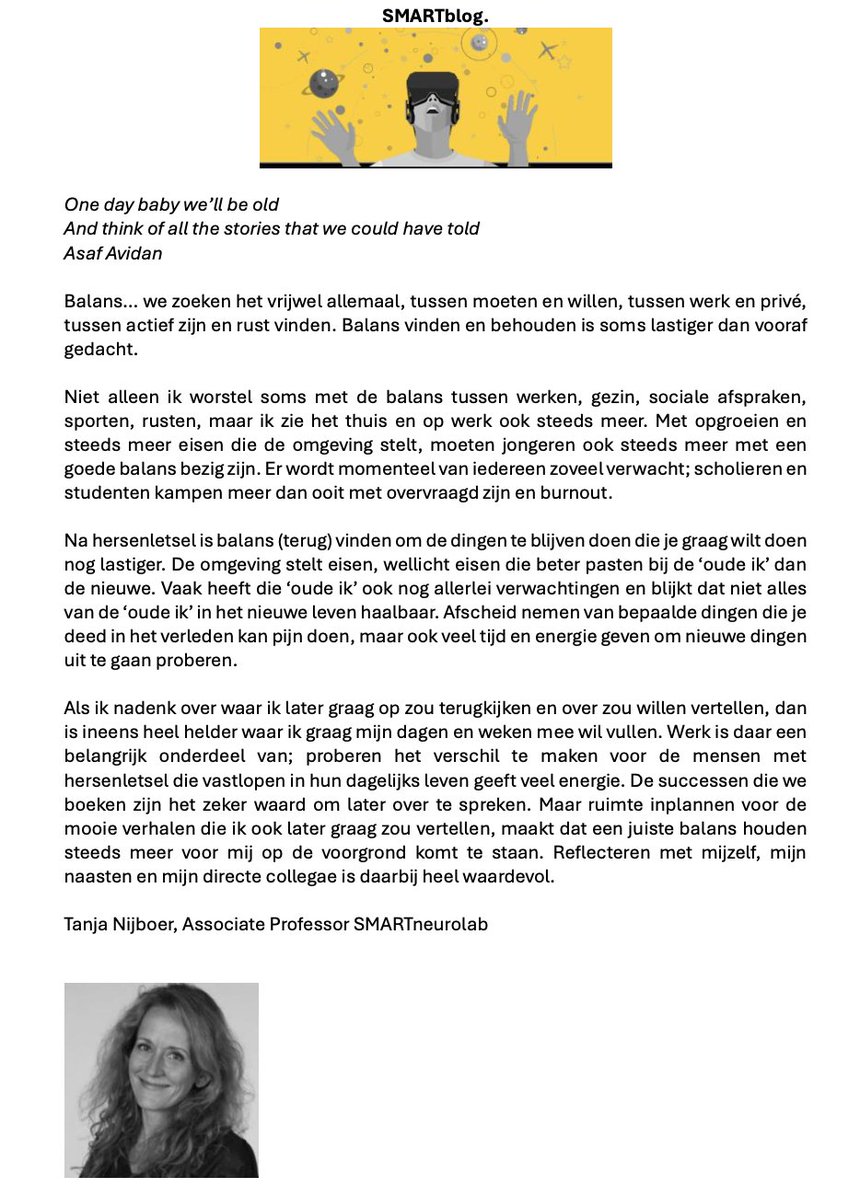 SMARTneurolab's tweet image. #SMARTblog

De eerste SMARTblog van 2024 is uit.

Balanceren voor een toekomstig verhaal