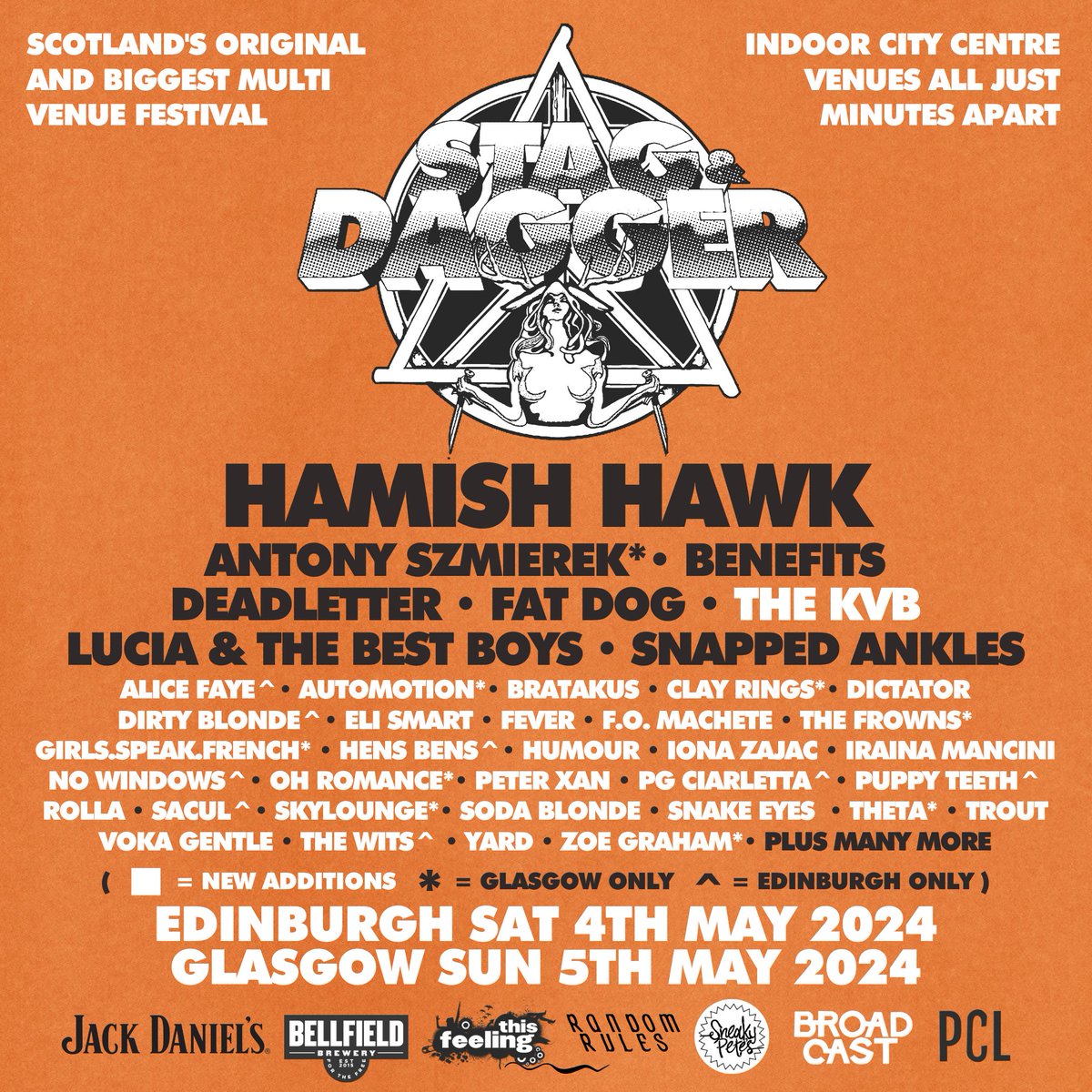 Sacul (@saculmusic) on Twitter photo Buzzing to announce I'll be playing my first proper festival <a href="/StagandDagger/">Stag&Dagger Festival</a> May 4 in Edinburgh! This is an incredible line up that you don't want to miss. Hope to see you there 🫶
Tickets sold here: linktr.ee/sacul.music Buzzing to announce I'll be playing my first proper festival <a href="/StagandDagger/">Stag&Dagger Festival</a> May 4 in Edinburgh! This is an incredible line up that you don't want to miss. Hope to see you there 🫶
Tickets sold here: linktr.ee/sacul.music