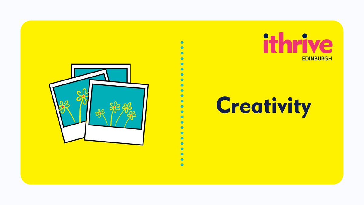 Happy Monday everyone! Here are some creative ideas and local projects to you can get involved in to kickstart your week with motivation: ithriveedinburgh.org.uk/self-help/tips… Did you know getting creative can boost your mood and help you destress.