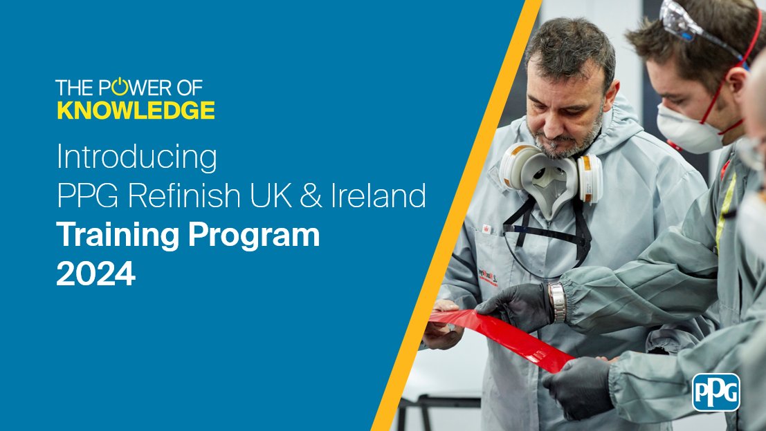 .<a href="/PPGRefinishUK/">PPG Refinish UK & IE</a>'s new Automotive Refinish Training Program 2024 includes practical face-to-face and online training for PPG and NEXA AUTOCOLOR brands

abpclub.co.uk/bodyshop-news.… 

#bodyshop #refinishnews