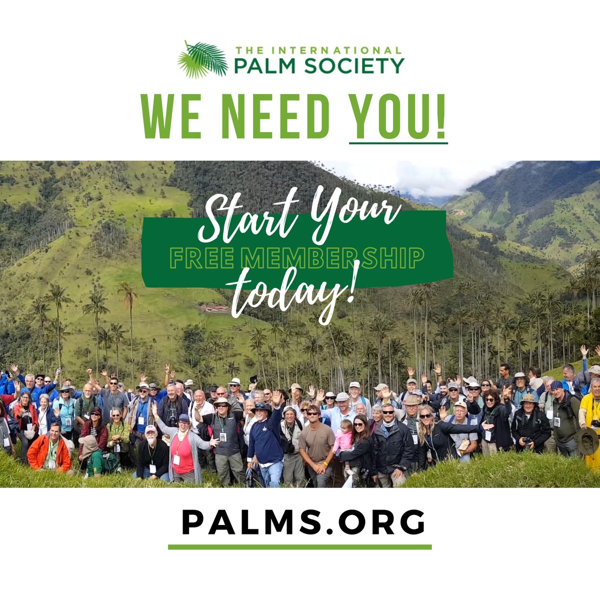 Thanks for celebrating International Palm Day with us! To learn more about what you can do to save palms, check out our website palms.org. For the latest news & to be a part of a global force for palm conservation, join us (memberships start at US$0).