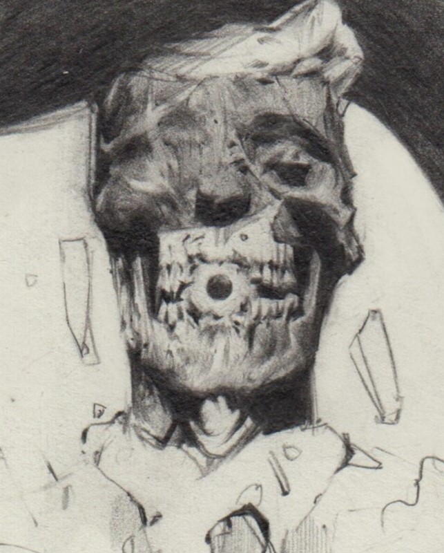 if you see this post the undead Graphite on moleskine paper