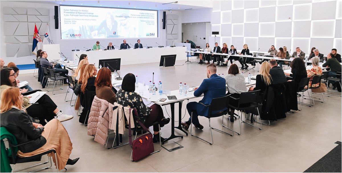 Joined Serbian Chamber of Commerce's 'Cyber Paths for Women' roundtable with @UN1QUELY.  We were excited to showcase our strides in empowering women in tech. 🌟 
Exciting upcoming events await! Stay tuned. 👀

#EmpowerTechWomen #WomenInTech #WomensMonth #InvestInWomen #IWD2024