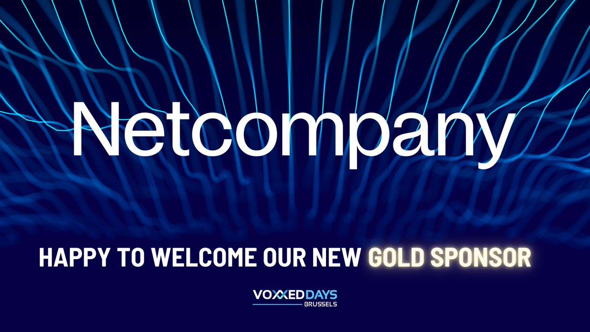 Welcome to our Gold Sponsor @NetCo_Intra! 🎉 As your Digital Transformation partner, Netcompany-Intrasoft offers a wide range of solutions, from software development & analytics to blockchain and e-customs solutions: netcompany-intrasoft.com 🚀

#VoxxedDaysBrussels #GoldSponsor