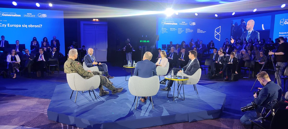 "What Macron meant was that Russia is an existential threat and security threat to Europe, including French citizens. [...] It's time to draw a red line on Putin, too," <a href="/benjaminhaddad/">Benjamin Haddad</a> notes at #wec2024