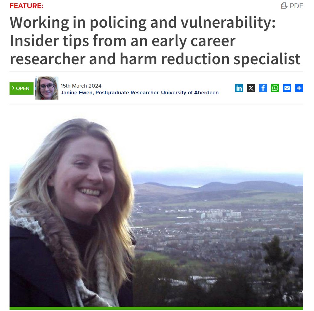 University of Aberdeen Postgraduate Researcher Janine Ewen – a GLEPHA Associate and leading harm reductionist – has wide-ranging academic understanding of policing and vulnerability, as well as extensive lived experience; in this article she shares some of her knowledge and ‘top