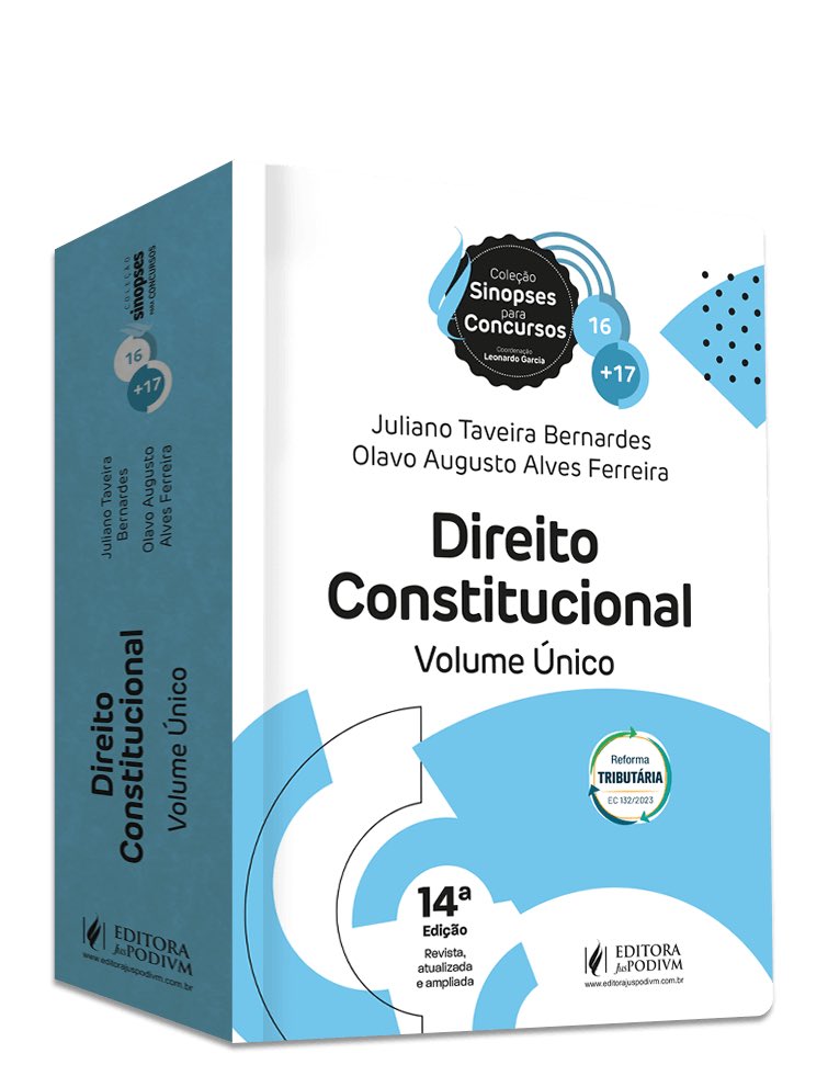 Saiu a 14ª edição! E veio “turbinada”, com mais de 1800 páginas. Novo filhote à disposição (pré-venda) e em promoção: editorajuspodivm.com.br/sinopses-para-…