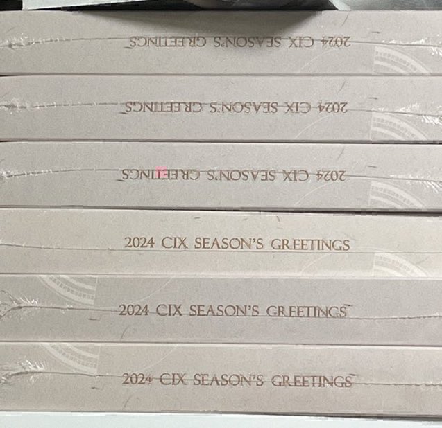JihoonMay99's tweet photo. CIX 2024 Sealed Seasons Greetings

P850 each

- sealed
- complete inclu
- P350 dp 1 week / rembal onhand

Dm/reply 'Mine' for reservation

🏷 wts lfb cix sg pc bx seunghun yonghee jinyoung hyunsuk fix photocard calendar diary poster https://t.co/bYYUXyoLKS
